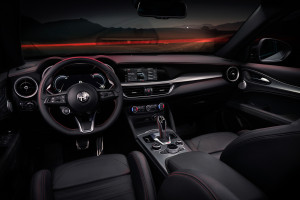 Interieur des neuen nach Facelift Alfa Romeo Stelvios